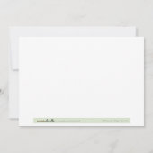 2 jaar oude CUPCAKE FOTO BIRTHDAY INVITE Kaart (Achterkant)