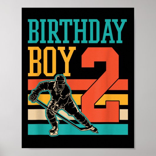2 jaar oude ijshockey, 2 jaar geleden poster (Voorkant)