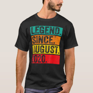 2 jaar oude leggende sinds 2020 2e verjaardag t-shirt