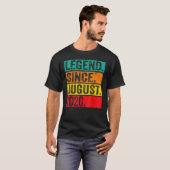 2 jaar oude leggende sinds 2020 2e verjaardag t-shirt (Voorkant volledig)