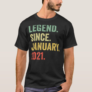 2 jaar oude tweede geboorte jongen sinds januari t-shirt