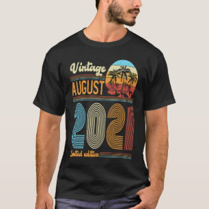 2 jaar Oude  verjaardag van Meisjes Bo augustus 20 T-shirt