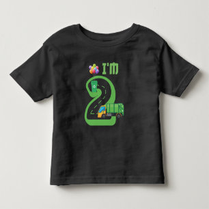 2 jaar oude vuilniswagen 2de verjaardag kinder shirts