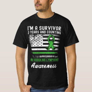 2 jaar overlevende van niet-Hodgkins-lymfoom zonde T-shirt