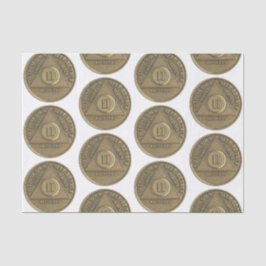 2 jaar Recovery Jubileum Coin Tissuepapier