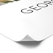 2 jaar samen Fotocollage bruiloft Jubileum Poster (Hoek)