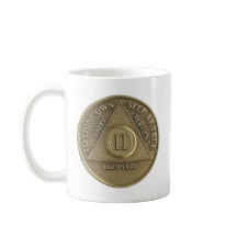 2 Jaar Sober Medallion Munt Gelukkig Jubileum