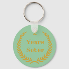 2 jaar Sober Sleutelhanger for Addication Recovery