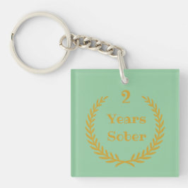 2 jaar Sober Sleutelhanger for Addication Recovery