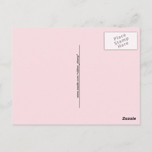 2 jaar - Verjaardag Prinses - roze Briefkaart (Achterkant)