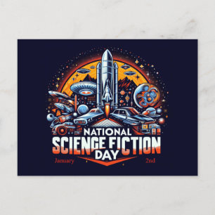2 januari - Nationale Science Fiction Dag Briefkaart