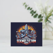 2 januari - Nationale Science Fiction Dag Briefkaart (Staand voorkant)