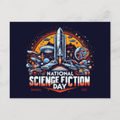 2 januari - Nationale Science Fiction Dag Briefkaart (Voorkant)