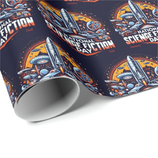 2 januari - Nationale Science Fiction Dag Cadeaupapier (Rol Hoek)