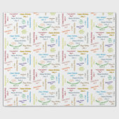 2 juli, cadeaupapier voor thuisdag (Vlak)