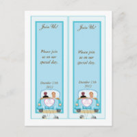 2 Just Married Classic Car Save the Date Bladwijze
