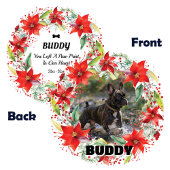 2-kantjes Pet Memorial Kerst Ornament