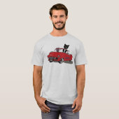 2 Katten Joy Riding Mannen shirt (Voorkant volledig)