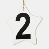 2 KERAMISCH ORNAMENT (Links)