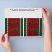 2 Kerst Custom Hersheys Candy Bar Verpakkingen Flyer (Hand)