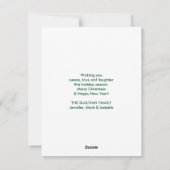 2 kerstavond feestdagenkaart (Achterkant)