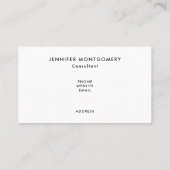 2 kerstavond rendiersprinkhaan visitekaartje (Achterkant)