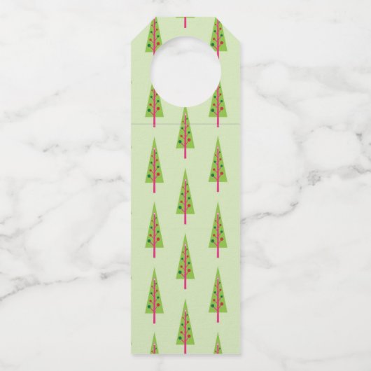 2 kerstavond schokkende stijl flessenhanger (Achterkant)