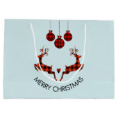 2 kerstavond schokkende stijl groot cadeauzakje (Achterkant)