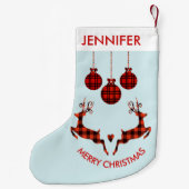 2 kerstavond schokkende stijl kleine kerstsok (Achterkant)