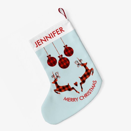 2 kerstavond schokkende stijl kleine kerstsok (Achterkant (Hangend))