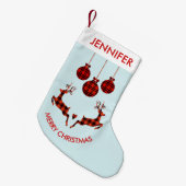 2 kerstavond schokkende stijl kleine kerstsok (Voorkant (Hangend))