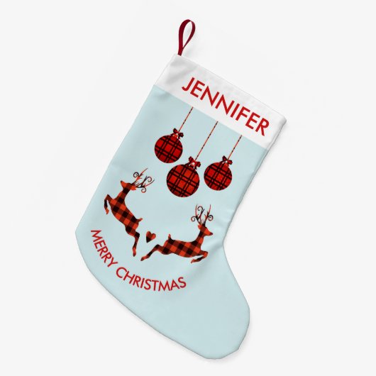 2 kerstavond schokkende stijl kleine kerstsok (Voorkant (Hangend))