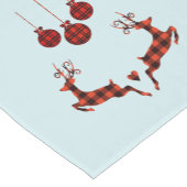 2 kerstavond schokkende stijl korte tafelloper (Hoek)