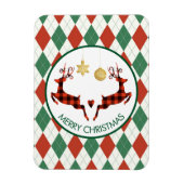 2 kerstavond schokkende stijl magneet (Verticaal)