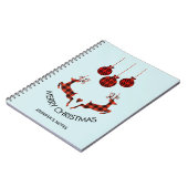 2 kerstavond schokkende stijl notitieboek (Linkerzijde)