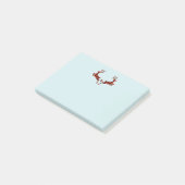 2 kerstavond schokkende stijl post-it® notes (Schuin)