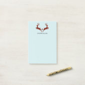 2 kerstavond schokkende stijl post-it® notes (Op bureau)