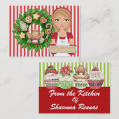 #2 Kerstkeuken Kaart - SRF Visitekaartje (Voorkant / Achterkant)