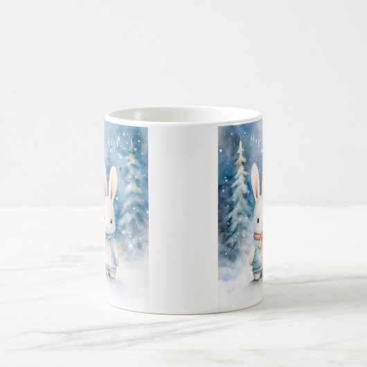 2 kerstkonijnen koffiemok (Center)