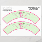 2 kerstsnoepsnoepjes Aangepaste snoepkoeken Flyer (Voorkant)