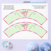 2 kerstsnoepsnoepjes Aangepaste snoepkoeken Flyer (Enkel)