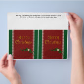 2 kerstvakantie aangepaste verpakkingen voor choco flyer (Hand)