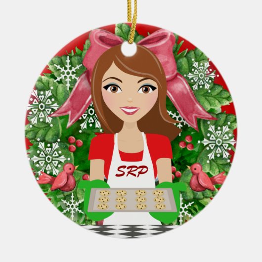 #2 Keuken / Bakkerij - SRF Keramisch Ornament (Voorkant)