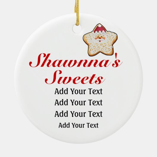 #2 Keuken / Bakkerij - SRF Keramisch Ornament (Achterkant)