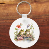 2 Kikkers Sleutelhanger (Voorkant)