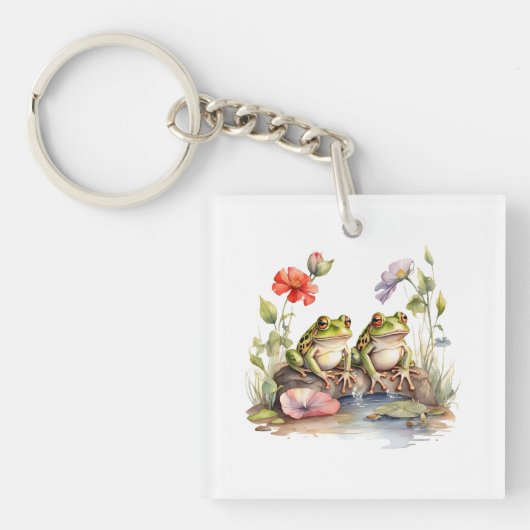 2 Kikkers Sleutelhanger (voorkant)