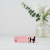 2 Kinder mammikaart Contactkaartje (Staand voorkant)