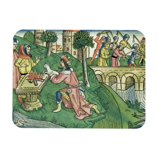 2 Kings 16 9-16 De bevolking van Damascus wordt me Magneet (Horizontaal)