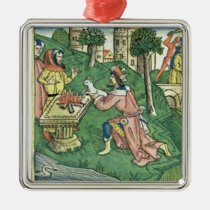 2 Kings 16 9-16 De bevolking van Damascus wordt me Metalen Ornament