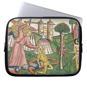 2 Kings 19 35-37 Gods wraak op Assyrië, van t Laptop Sleeve